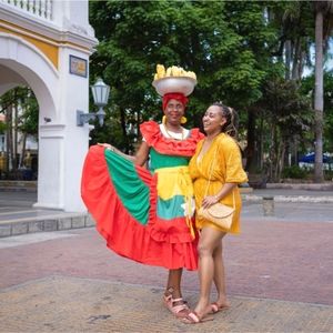 Kimber plisse romper -Mustard